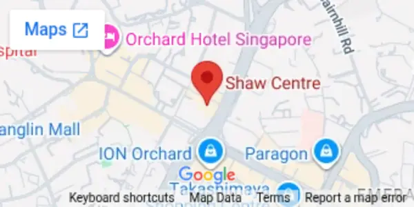 Map to Hydrasat Singapore office